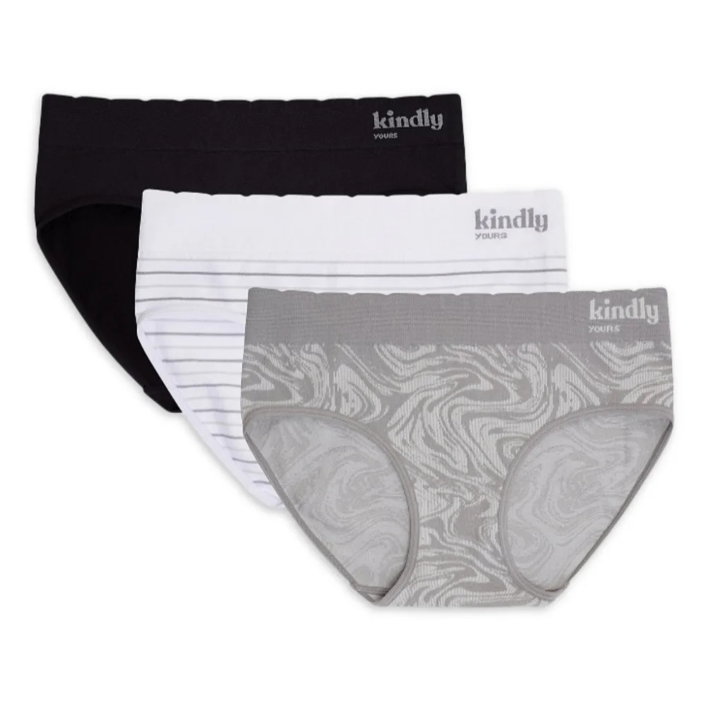 Women's 3 Pack Seamless Hipster Underwear NWT